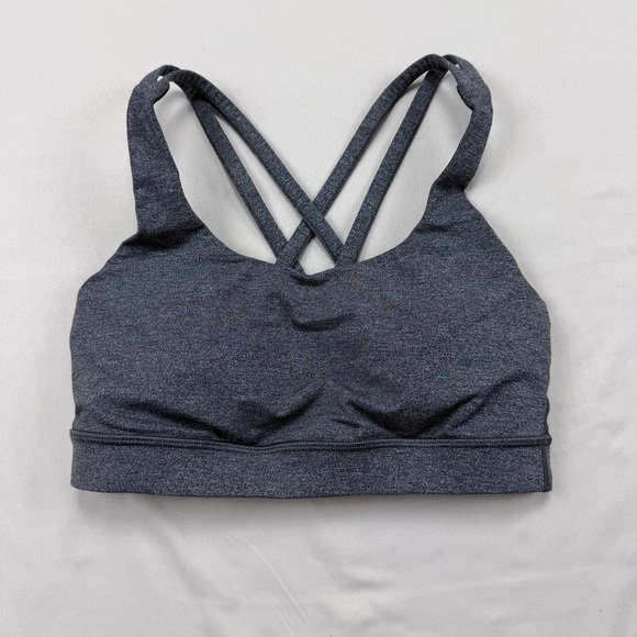 Lululemon Athletica Charcoal Strappy Sports Bra - Picture 4 of 5